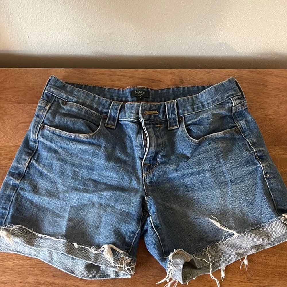 J crew Jean shorts size 4